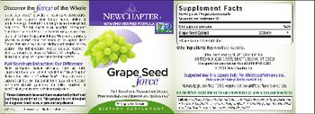 New Chapter Grape Seed Force - supplement