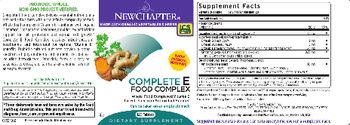 New Chapter GTF Chromium Food Complex - supplement