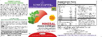 New Chapter Mineral Food Complex - supplement