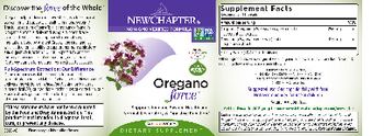 New Chapter Oregano Force - supplement