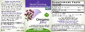 New Chapter Oregano Force - supplement