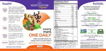 New Chapter Organics Every Man's One Daily - supplement