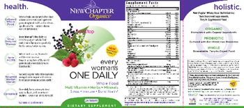 New Chapter Organics Every Woman's One Daily - supplement