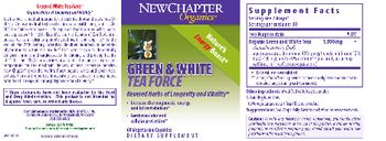 New Chapter Organics Green & White Tea Force - supplement