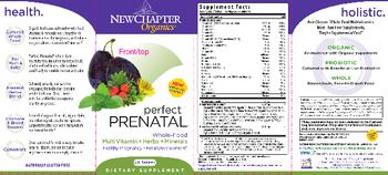New Chapter Organics Perfect Prenatal - supplement
