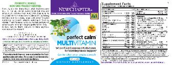 New Chapter Perfect Calm Multivitamin - supplement