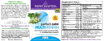 New Chapter Perfect Calm Multivitamin - supplement