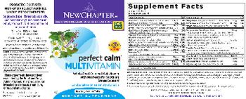 New Chapter Perfect Calm Multivitamin - supplement