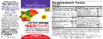 New Chapter Perfect Energy Multivitamin - supplement