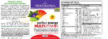 New Chapter Perfect Energy Multivitamin - supplement