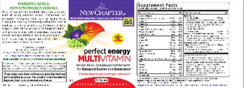 New Chapter Perfect Energy Multivitamin - supplement