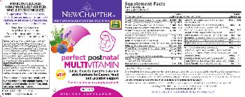 New Chapter Perfect Postnatal Multivitamin - supplement