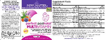 New Chapter Perfect Postnatal Multivitamin - supplement