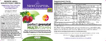 New Chapter Perfect Prenatal Multivitamin - supplement