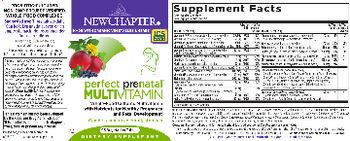 New Chapter Perfect Prenatal Multivitamin - supplement