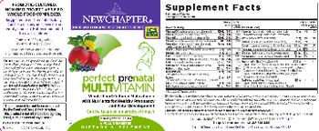 New Chapter Perfect Prenatal Multivitamin - supplement