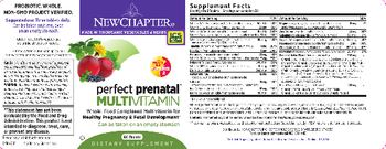 New Chapter Perfect Prenatal Multivitamin - supplement