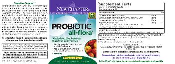 New Chapter Probiotic All-Flora - supplement