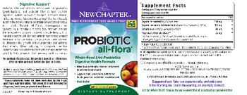 New Chapter Probiotic All-Flora - supplement