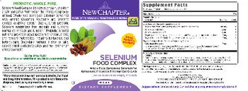 New Chapter Selenium Food Complex - supplement