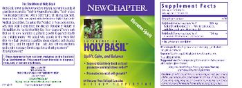 New Chapter Supercritical Holy Basil - supplement