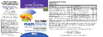 New Chapter Tiny Tabs Multivitamin - supplement