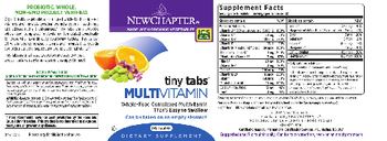 New Chapter Tiny Tabs Multivitamin - supplement