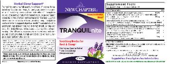 New Chapter Tranquilnite - supplement