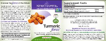 New Chapter Turmeric Force - supplement