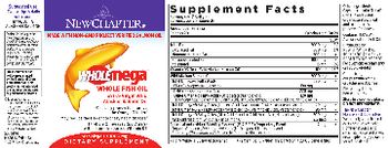 New Chapter Wholemega Whole Fish Oil 1000 mg - supplement