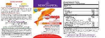 New Chapter WholeMega Whole Fish Oil - supplement