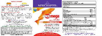 New Chapter WholeMega Whole Fish Oil - supplement