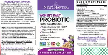 New Chapter Women's Daily Probiotic 10 Billion CFU - probiotic supplement