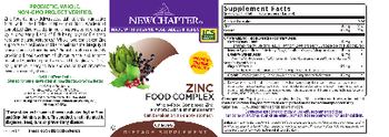 New Chapter Zinc Food Complex - supplement