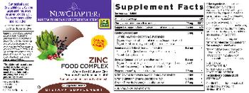 New Chapter Zinc Food Complex - supplement