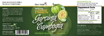New Health Corp. Garcinia Cambogia - 