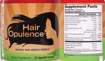 New Health Corp. Hair Opulence - supplement