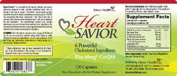 New Health Corp. Heart Savior - nonprescription herbal supplement