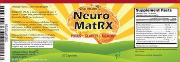 New Health Corp. Neuro MatRX - supplement