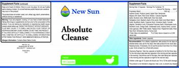New Sun Absolute Cleanse - 