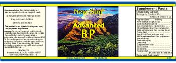 New Sun Advanced BP - supplement