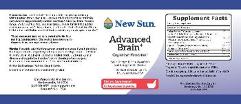 New Sun Advanced Brain - supplement