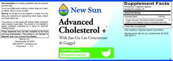 New Sun Advanced Cholesterol + - 