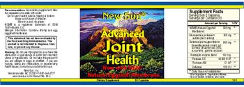 New Sun Advanced Joint Health - supplement