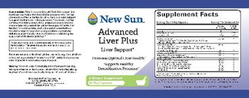 New Sun Advanced Liver Plus - supplement