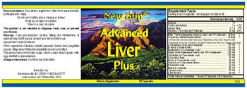 New Sun Advanced Liver Plus - supplement