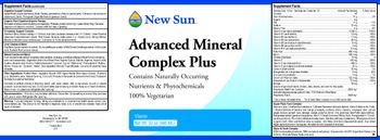 New Sun Advanced Mineral Complex Plus - supplement
