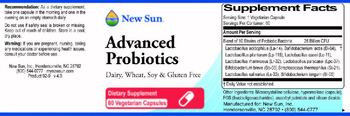 New Sun Advanced Probiotics - supplement