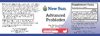 New Sun Advanced Probiotics - supplement