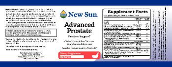 New Sun Advanced Prostate - supplement